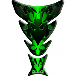 TANK PAD KEITI GREEN FLAME