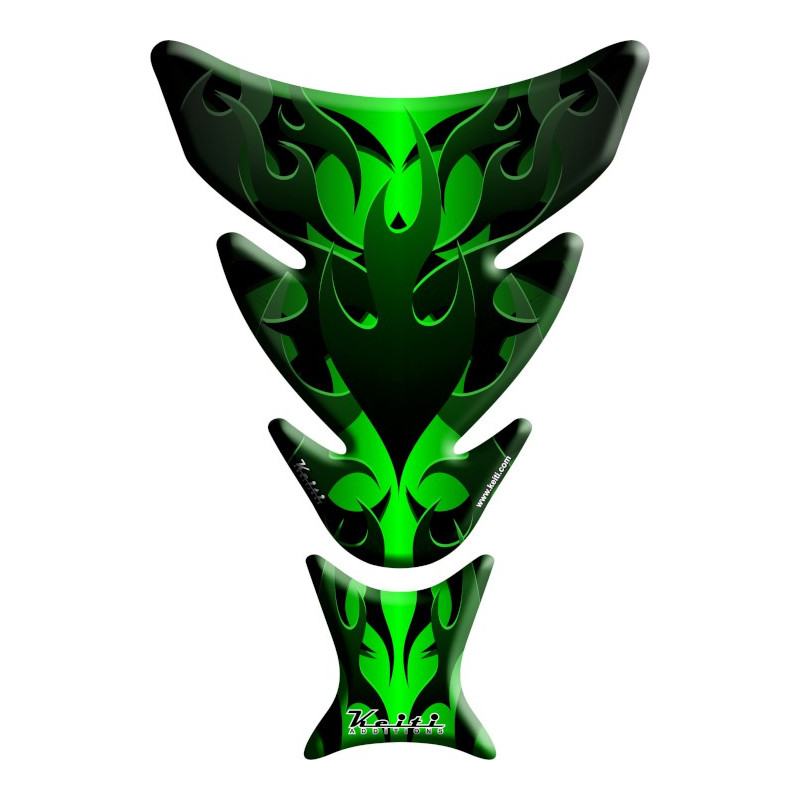 TANK PAD KEITI GREEN FLAME