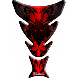 TANK PAD KEITI RED FLAME