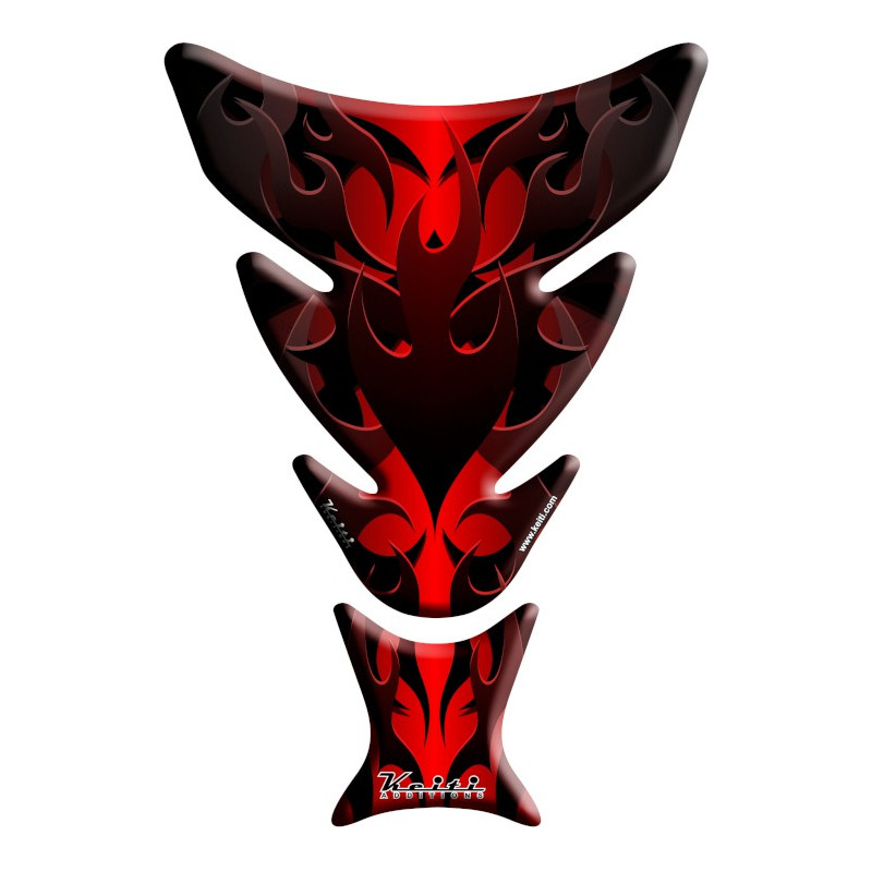 TANK PAD KEITI RED FLAME
