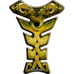 TANK PAD KEITI GOLD DRAGONS