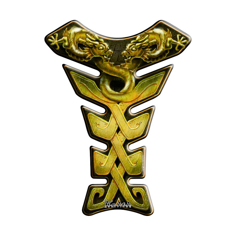 TANK PAD KEITI GOLD DRAGONS