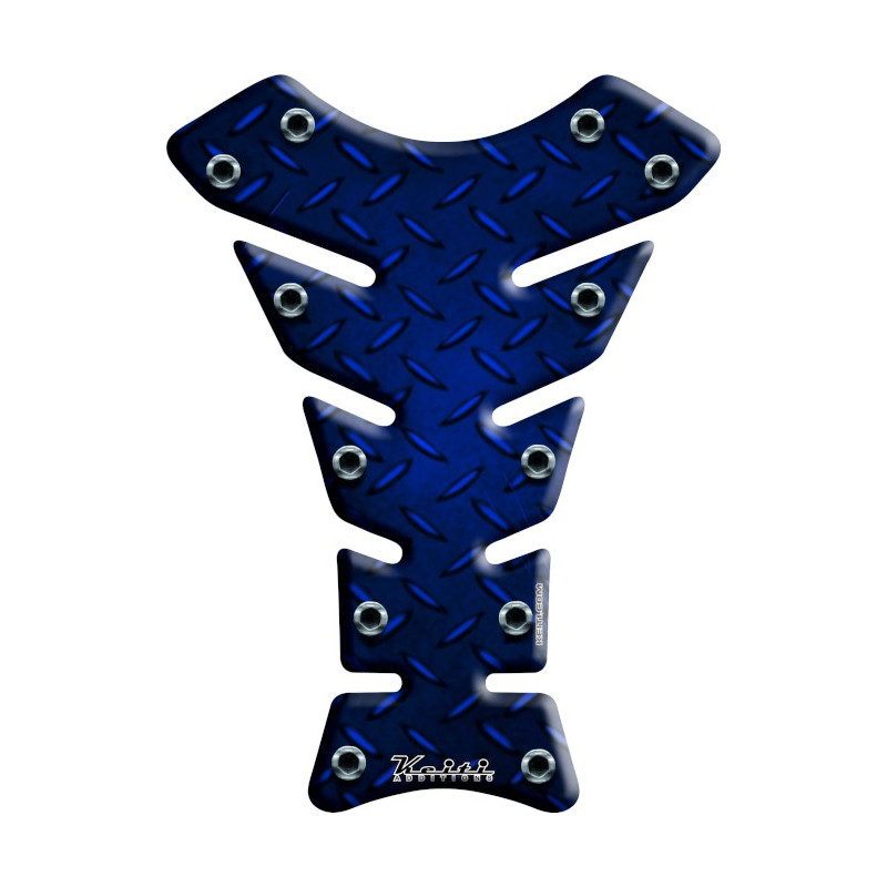 TANK PAD KEITI ENGRAVE STEEL BLUE