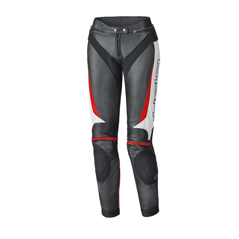 SPODNIE SKÓRZANE HELD LADY LANE II BLACK/WHITE/RED 46D