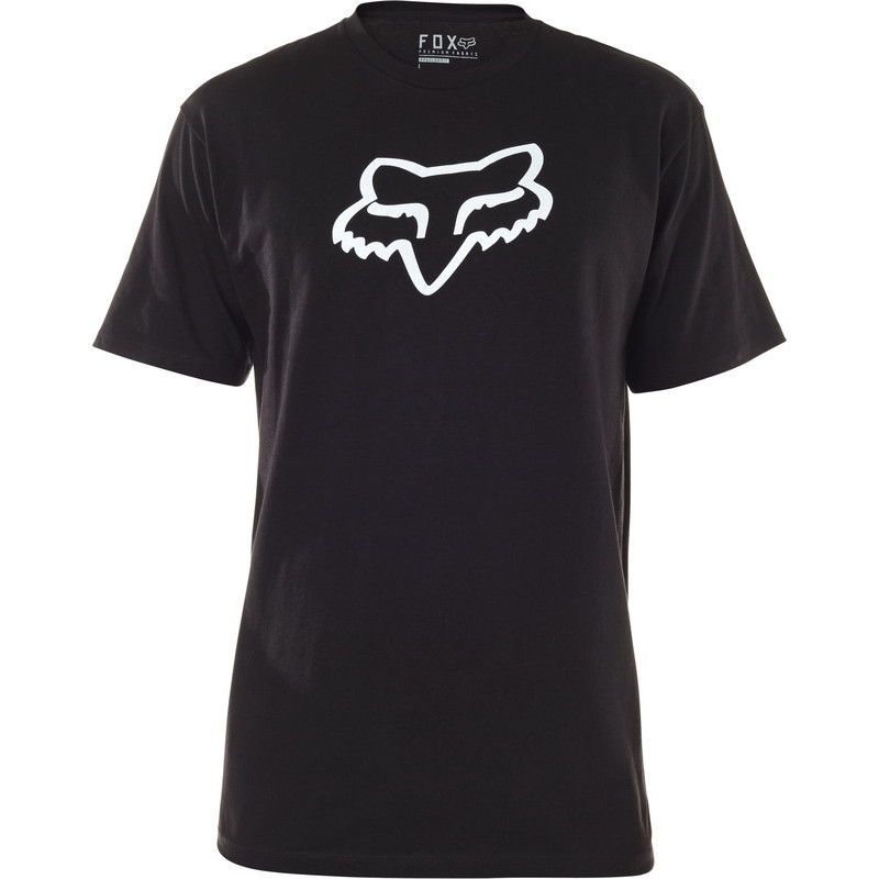 T-SHIRT FOX LEGACY FOX HEAD BLACK  ENDURO CROSS