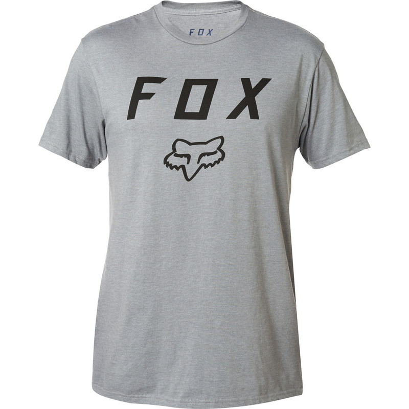 T-SHIRT FOX LEGACY MOTH HEATHER GRAPHITE  ENDURO CROSS