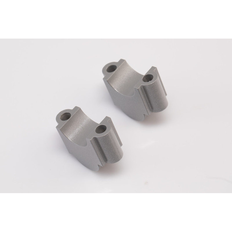 ZESTAW PODWYŻSZAJĄCY KIEROWNICĘ BMW R1200GS/ADV, F800GS ADV, PODWYŻSZENIE 30MM, SILVER, SW-MOTECH