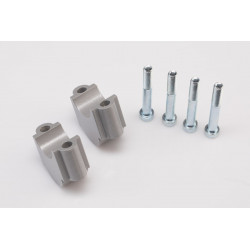 ZESTAW PODWYŻSZAJĄCY KIEROWNICĘ BMW R1200GS/ADV, F800GS ADV, PODWYŻSZENIE 30MM, SILVER, SW-MOTECH