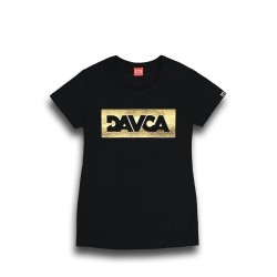 DAVCA T-shirt damski black...