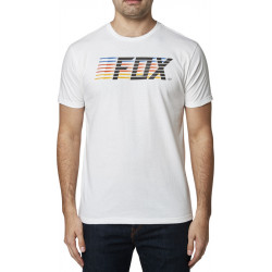 T-SHIRT FOX LIGHTSPEED MOTH PREM OPTICAL WHITE  ENDURO CROSS