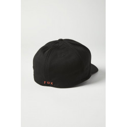 CZAPKA Z DASZKIEM FOX LITHOTYPE FLEXFIT 2.0 BLACK/ORANGE  ENDURO CROSS