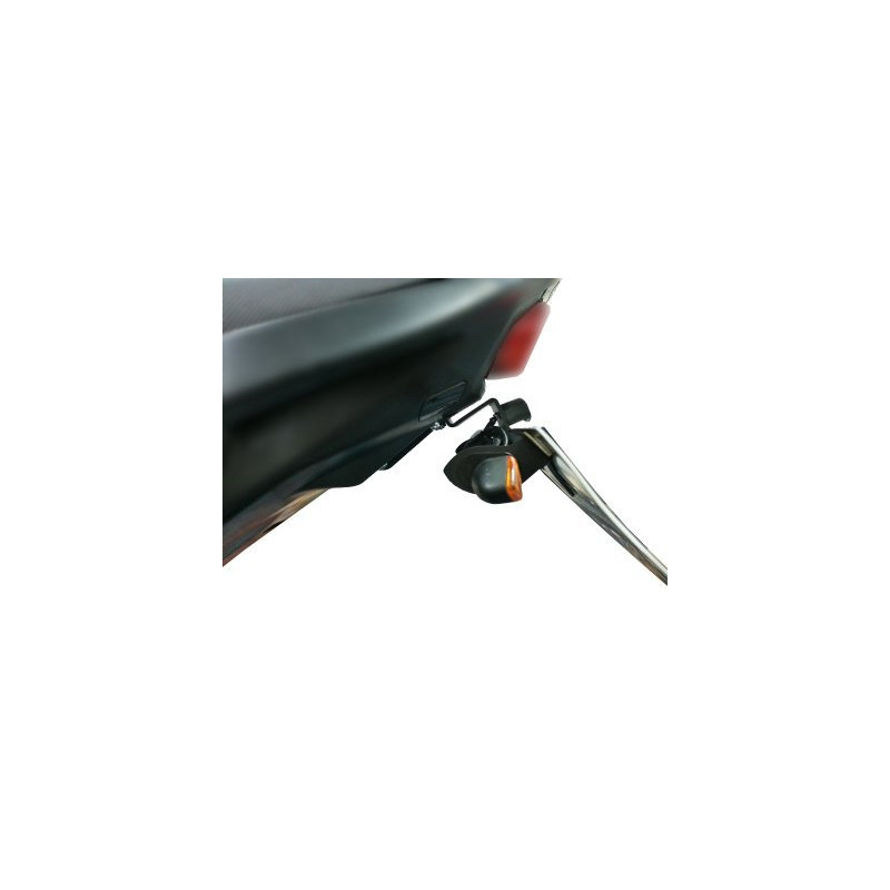 MOCOWANIE TABLICY REJESTRACYJNEJ, HONDA CB650F / CBR650F 14-, BLACK