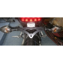 MOCOWANIE TABLICY REJESTRACYJNEJ, HONDA CB650F / CBR650F 14-, BLACK