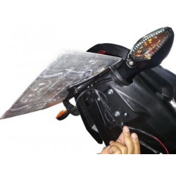 MOCOWANIE TABLICY REJESTRACYJNEJ, HONDA CB650F / CBR650F 14-, BLACK