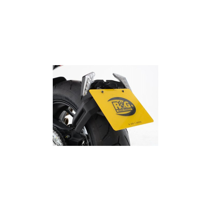 MOCOWANIE TABLICY REJESTRACYJNEJ, MV AGUSTA RIVALE 800, DRAGSTER 800, BLACK