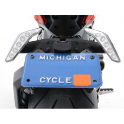 MOCOWANIE TABLICY REJESTRACYJNEJ, MV AGUSTA RIVALE 800, DRAGSTER 800, BLACK