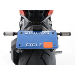 MOCOWANIE TABLICY REJESTRACYJNEJ, MV AGUSTA RIVALE 800, DRAGSTER 800, BLACK