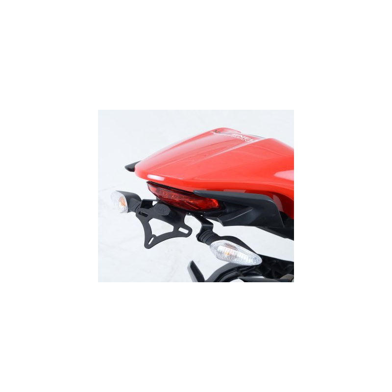 MOCOWANIE TABLICY REJESTRACYJNEJ, DUCATI MONSTER 821 / MONSTER 1200, BLACK