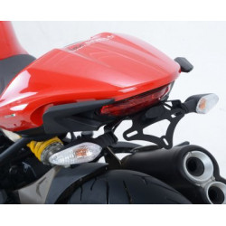 MOCOWANIE TABLICY REJESTRACYJNEJ, DUCATI MONSTER 821 / MONSTER 1200, BLACK