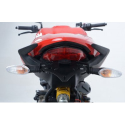 MOCOWANIE TABLICY REJESTRACYJNEJ, DUCATI MONSTER 821 / MONSTER 1200, BLACK