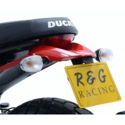 MOCOWANIE TABLICY REJESTRACYJNEJ, DUCATI SCRAMBLER, BLACK