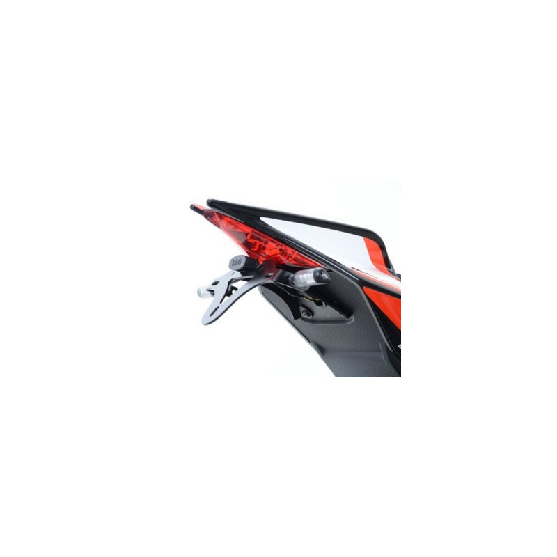 MOCOWANIE TABLICY REJESTRACYJNEJ, APRILIA V4 TUONO 1100 15- , RSV4 RR 15- , RSV4 RF, BLACK