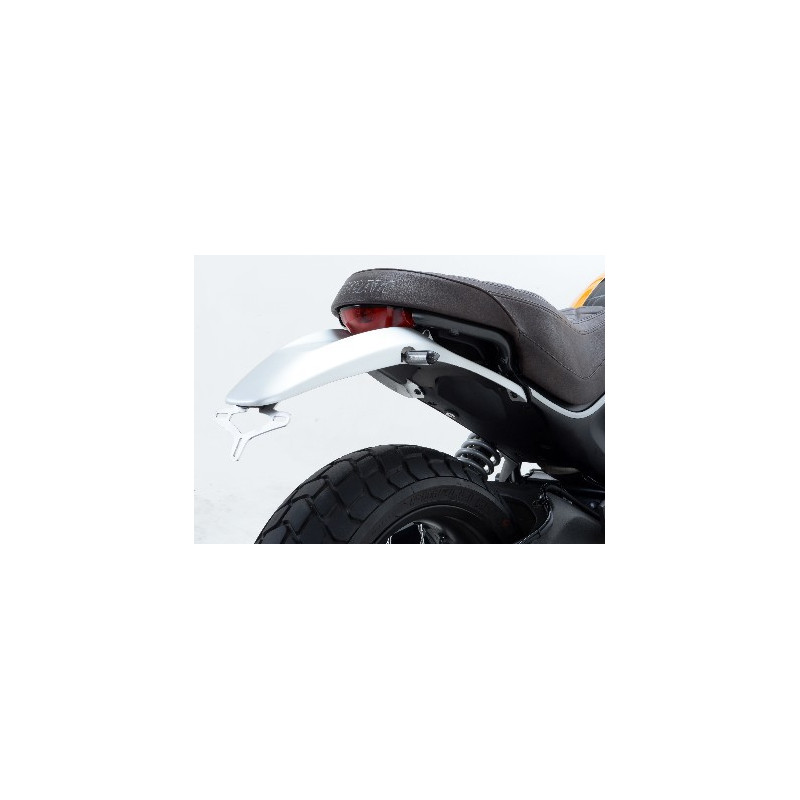 MOCOWANIE TABLICY REJESTRACYJNEJ, DUCATI SCRAMBLER CLASSIC, BLACK