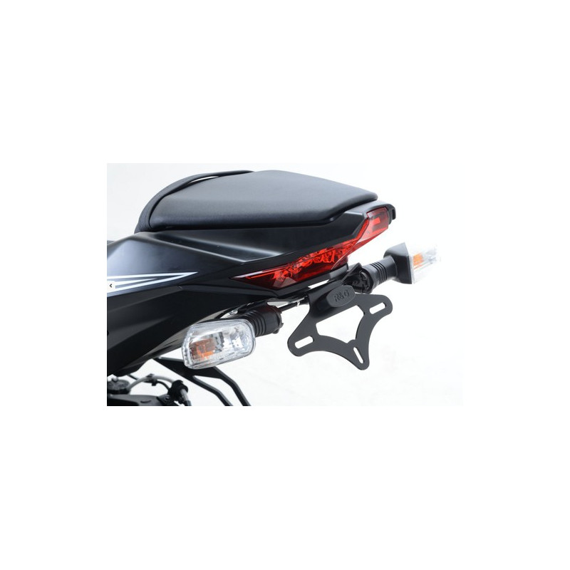 MOCOWANIE TABLICY REJESTRACYJNEJ, KAWASAKI ZX-10R 16-, BLACK