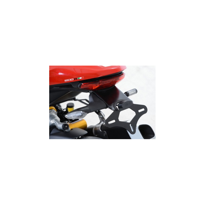 MOCOWANIE TABLICY REJESTRACYJNEJ, DUCATI MONSTER 1200R, BLACK