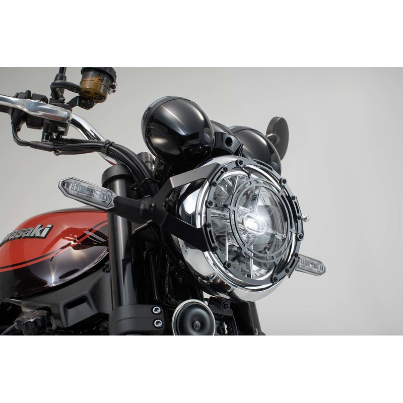 OSŁONA REFLEKTORA SW-MOTECH GRILL, KAWASAKI Z900RS (17-) BLACK