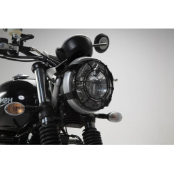 OSŁONA REFLEKTORA SW-MOTECH GRILL, TRIUMPH SPEED/STREET TWIN BLACK