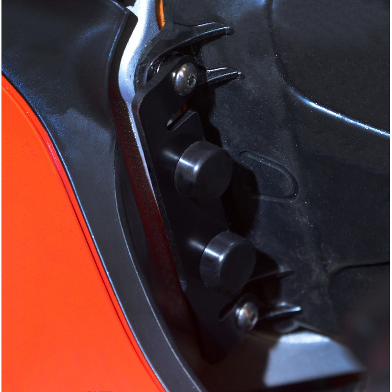 ODBOJNIKI KIEROWNICY, DUCATI PANIGALE V4/V4S/SPECIALE, BLACK