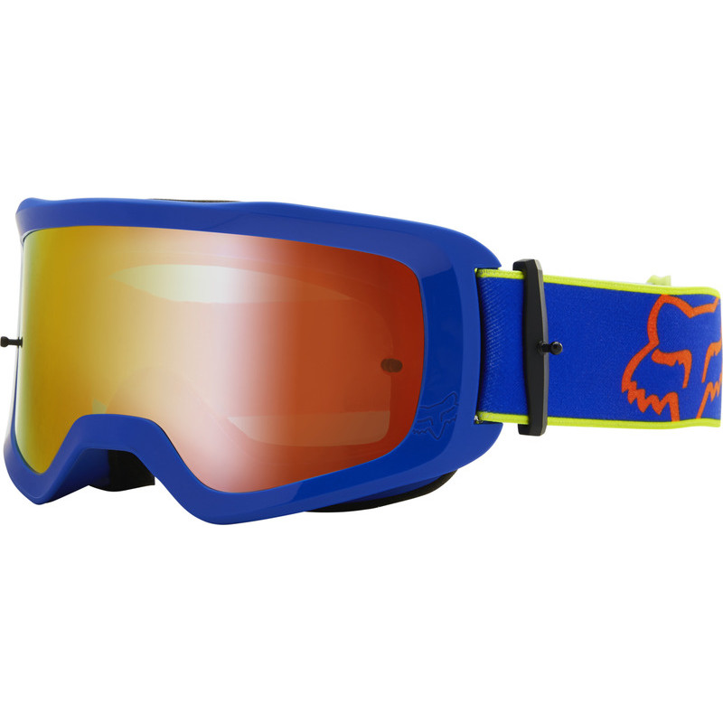 GOGLE FOX JUNIOR MAIN OKTIV BLUE - SZYBA SPARK RED (1 SZYBA W ZESTAWIE) ENDURO CROSS