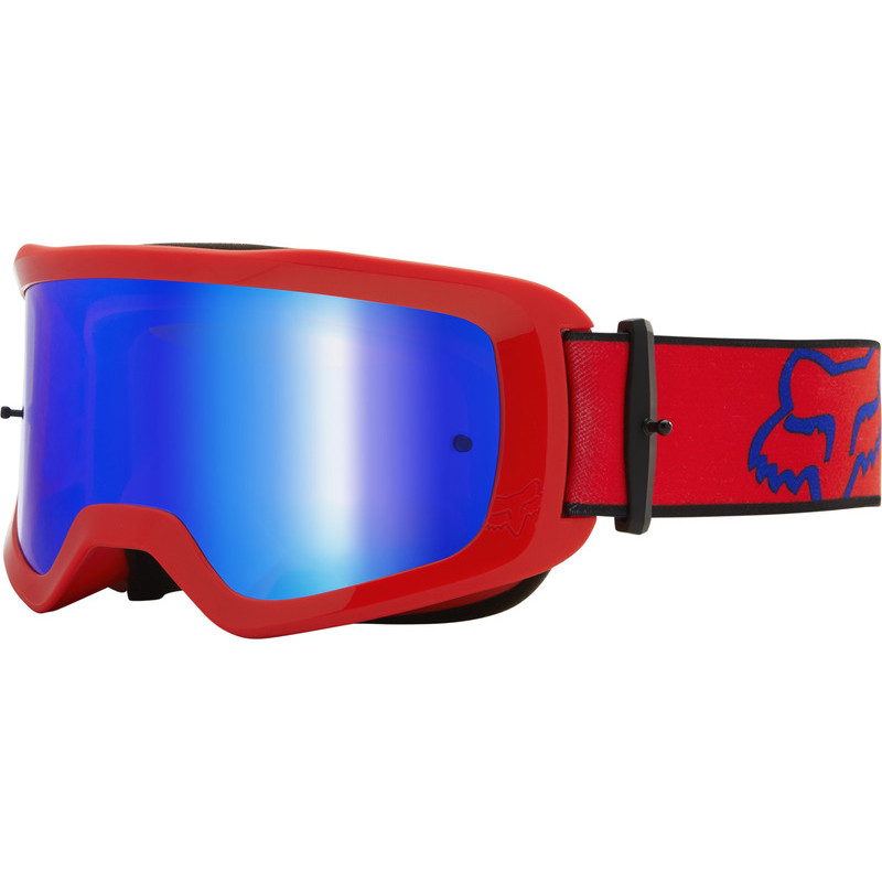 GOGLE FOX JUNIOR MAIN OKTIV RED - SZYBA SPARK BLUE (1 SZYBA W ZESTAWIE) ENDURO CROSS