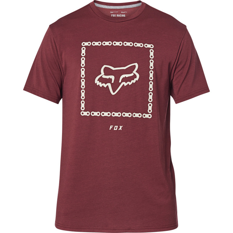 T-SHIRT FOX MISSING LINK TECH CRANBERRY  ENDURO CROSS