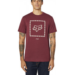 T-SHIRT FOX MISSING LINK TECH CRANBERRY  ENDURO CROSS