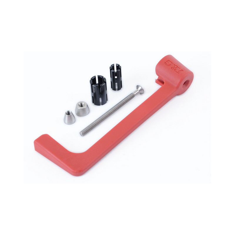 OSŁONA DŻWIGNI RG RACING UNIWERSALNY 13-21 MM RED
