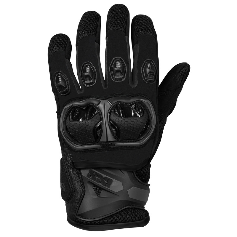 RĘKAWICE SKÓRZANO-TEKSTYLNE IXS MONTEVIDEO AIR S BLACK 