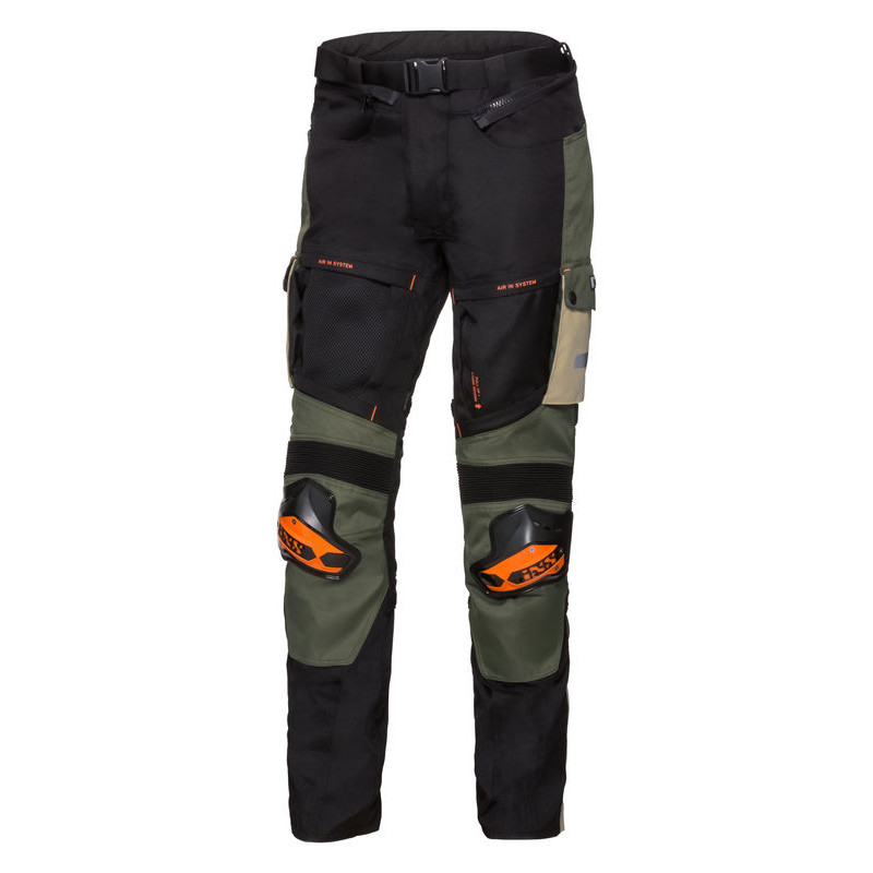 SPODNIE TEKSTYLNE IXS MONTEVIDEO-RS1000 BEIGE/OLIVE/BLACK 