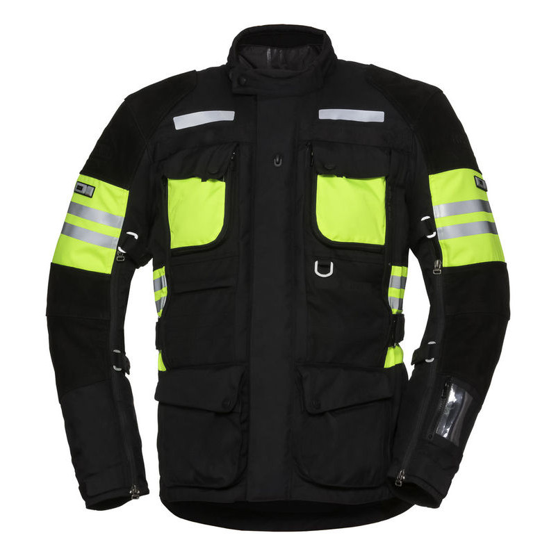 KURTKA TEKSTYLNA IXS MONTEVIDEOST LT ST [SOLTO-TEX] BLACK/FLO YELLOW 