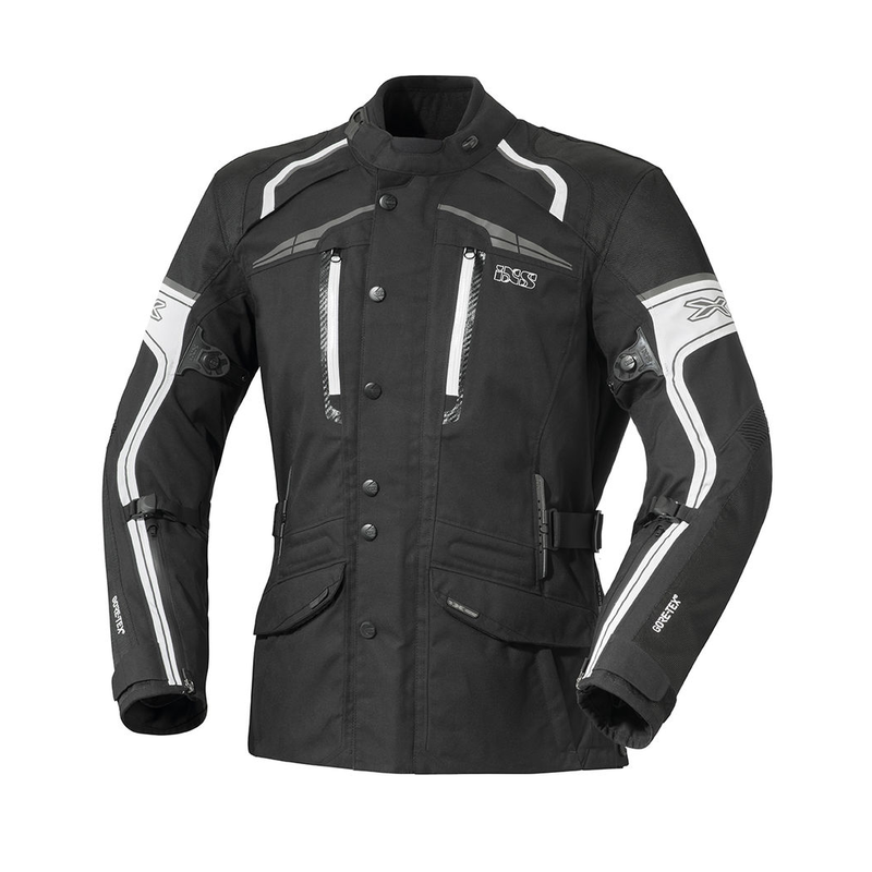 KURTKA TEKSTYLNA IXS MONTGOMERY [GORE-TEX] BLACK/WHITE 