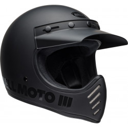 KASK BELL MOTO-3 BLACKOUT MATT/GLOSS BLACK 