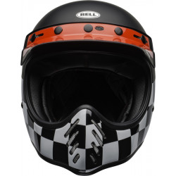 KASK BELL MOTO-3 FASTHOUSE CHECKERS BLACK/WHITE/RED 