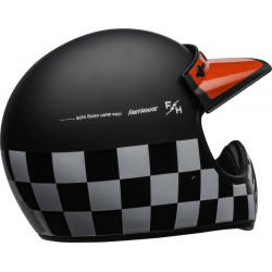 KASK BELL MOTO-3 FASTHOUSE CHECKERS BLACK/WHITE/RED 