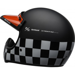 KASK BELL MOTO-3 FASTHOUSE CHECKERS BLACK/WHITE/RED 