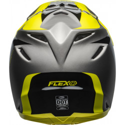 KASK BELL MOTO-9 FLEX DIVISION BLACK/HI VIZ/GREY 