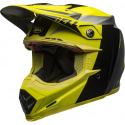 KASK BELL MOTO-9 FLEX DIVISION BLACK/HI VIZ/GREY 