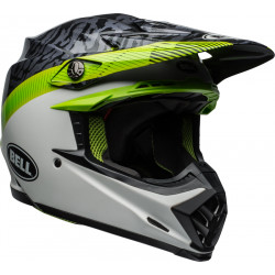 KASK BELL MOTO-9 MIPS CHIEF BLACK/WHITE/GREEN 