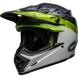 KASK BELL MOTO-9 MIPS CHIEF BLACK/WHITE/GREEN 