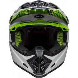 KASK BELL MOTO-9 MIPS CHIEF BLACK/WHITE/GREEN 